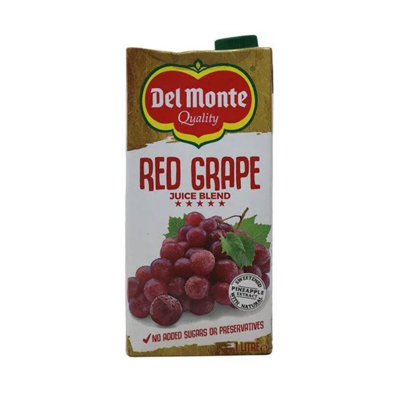 DELMONTE RED GRAPE 1L