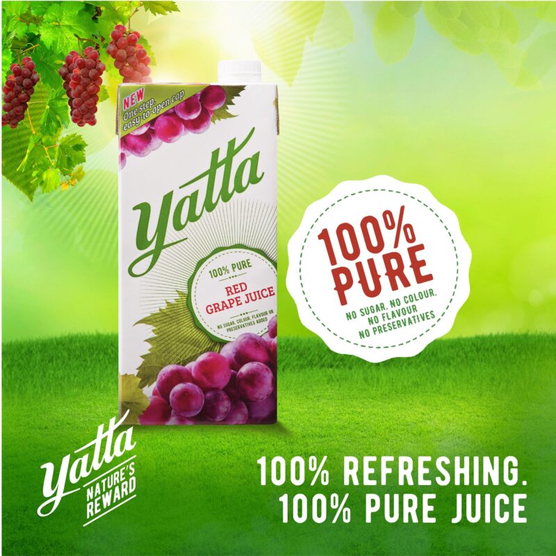 YATTA RED GRAPE JUICE 1L