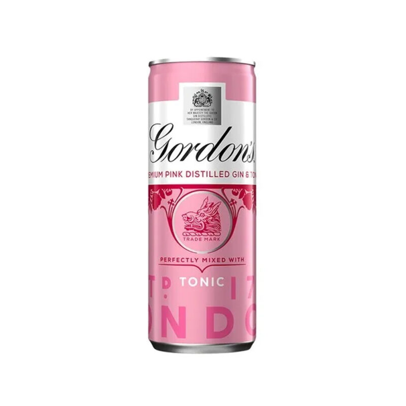 GORDONS PINK CAN 330ML